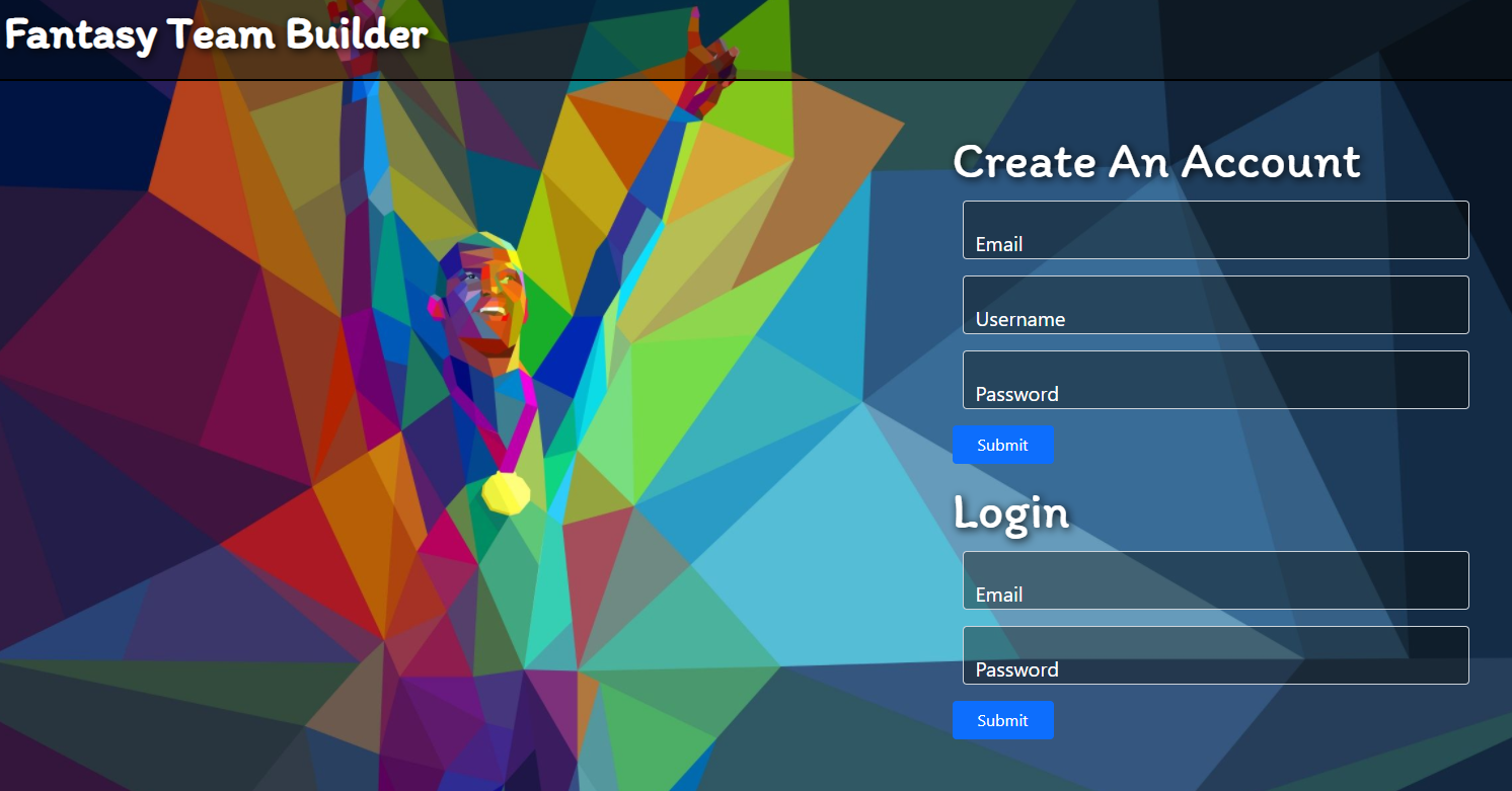 fantasy team builder